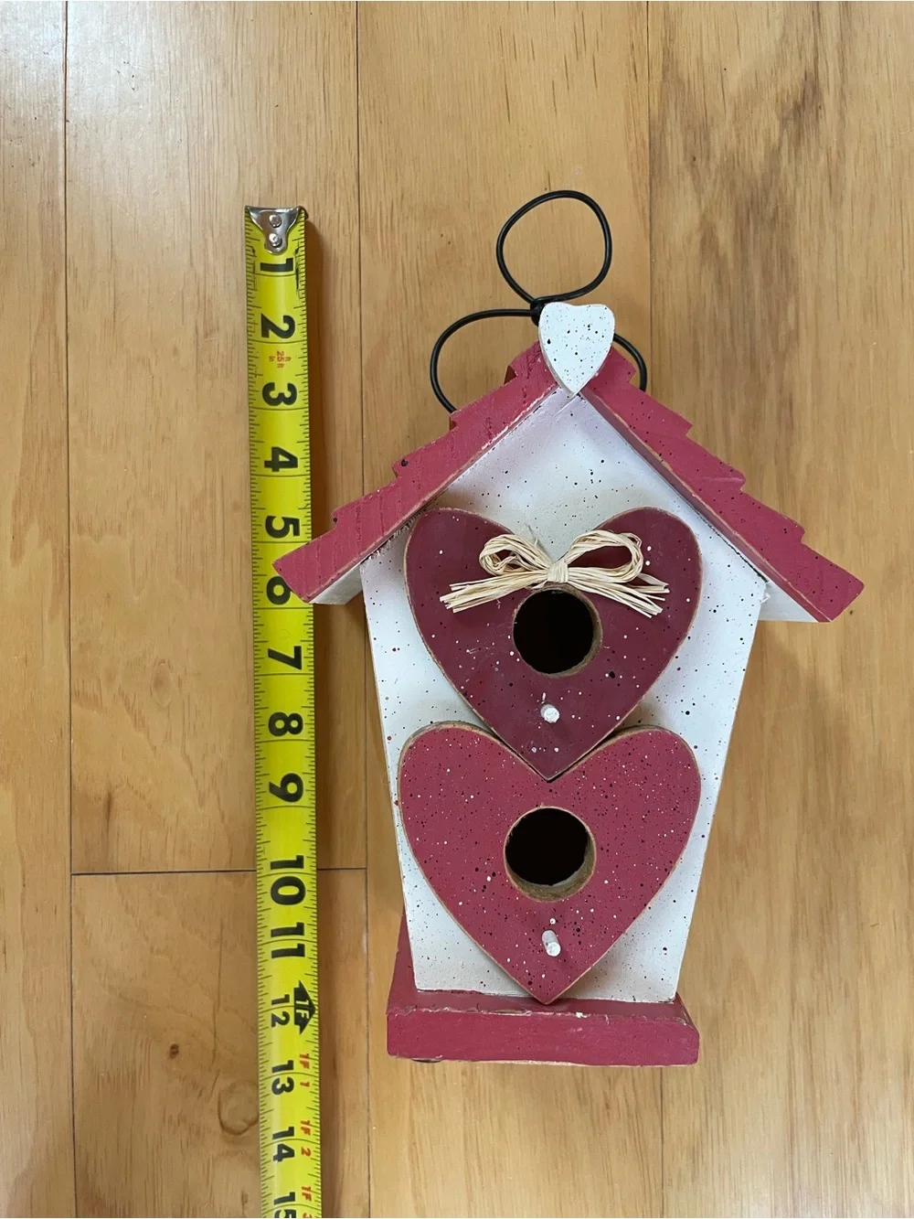 Heart Wooden Valentine Birdhouse